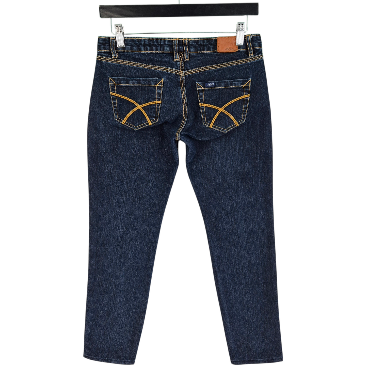 Lee Riders Jeans Womens Dark Blue Low Skinny Denim W28