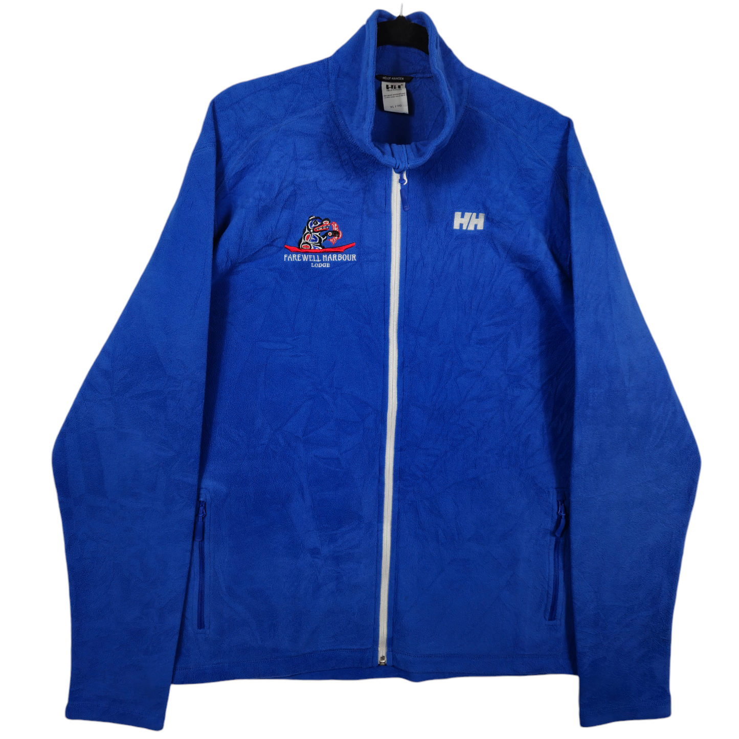 Helly Hansen Blue Farewell Harbour Lodge Fleece Zip Jumper Size XL