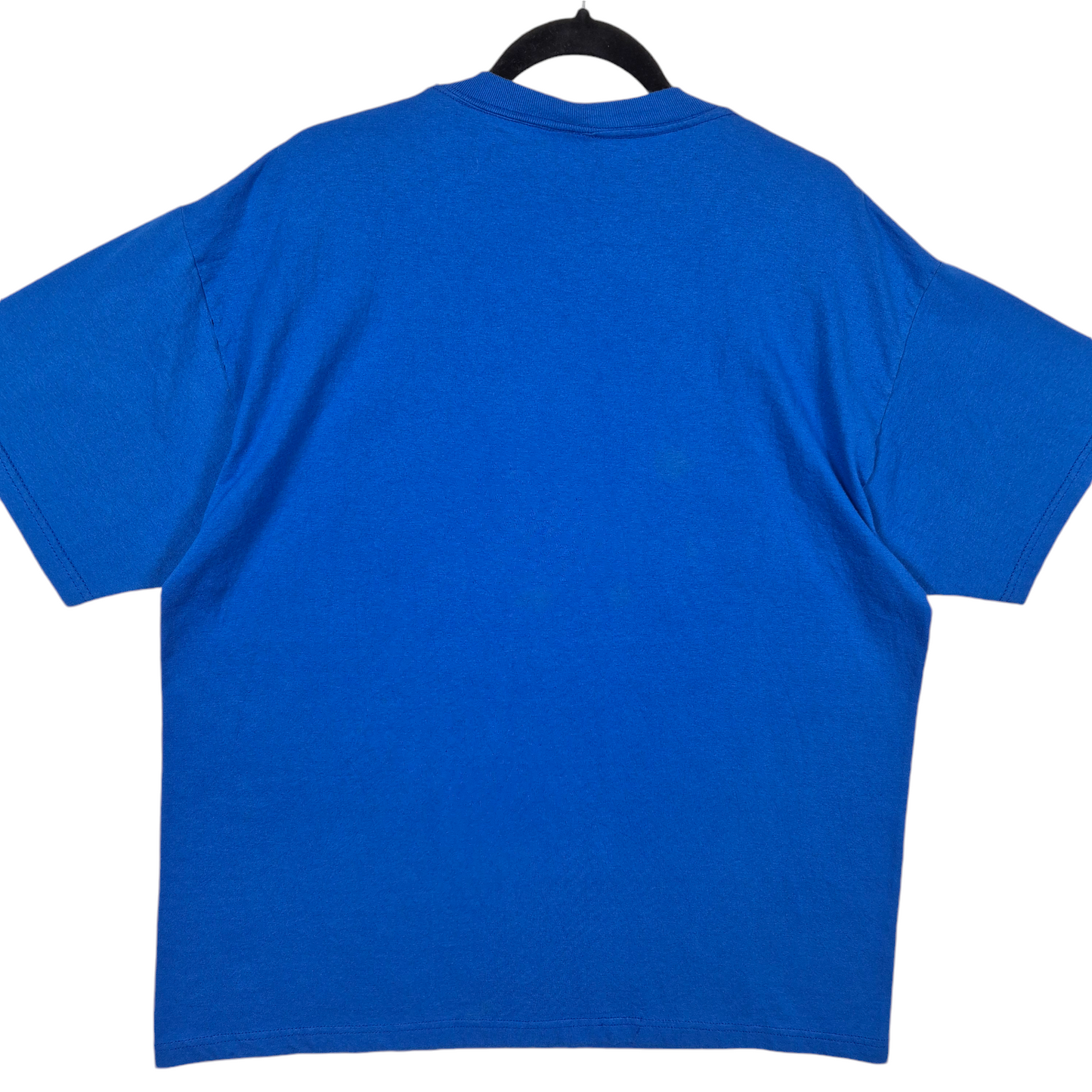 Vintage 2001 Iowa City Regina Regals Basketball Blue Cotton Tee Shirt Size XL