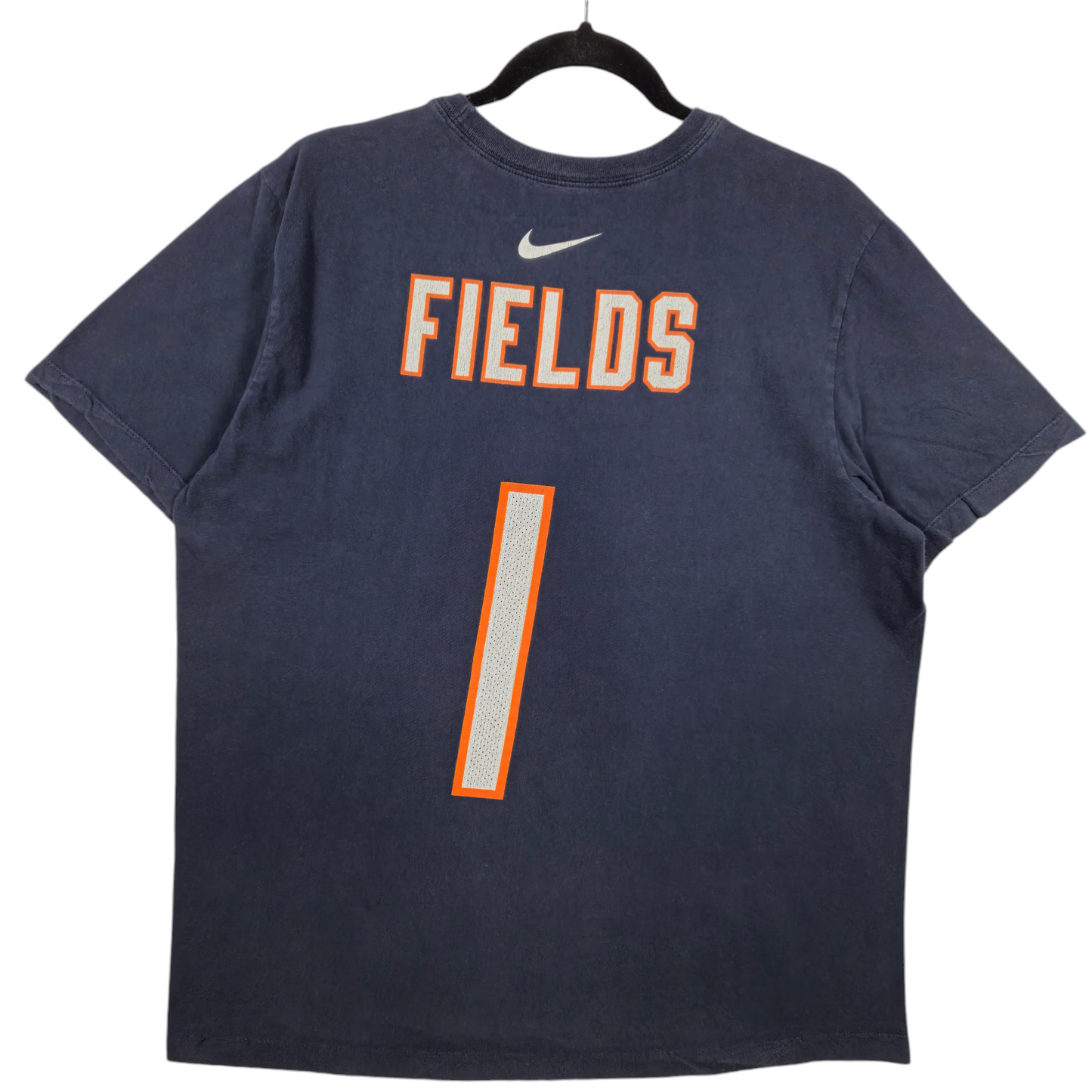 Nike NFL Chicago Bears Dark Blue Cotton Tee Shirt Size L