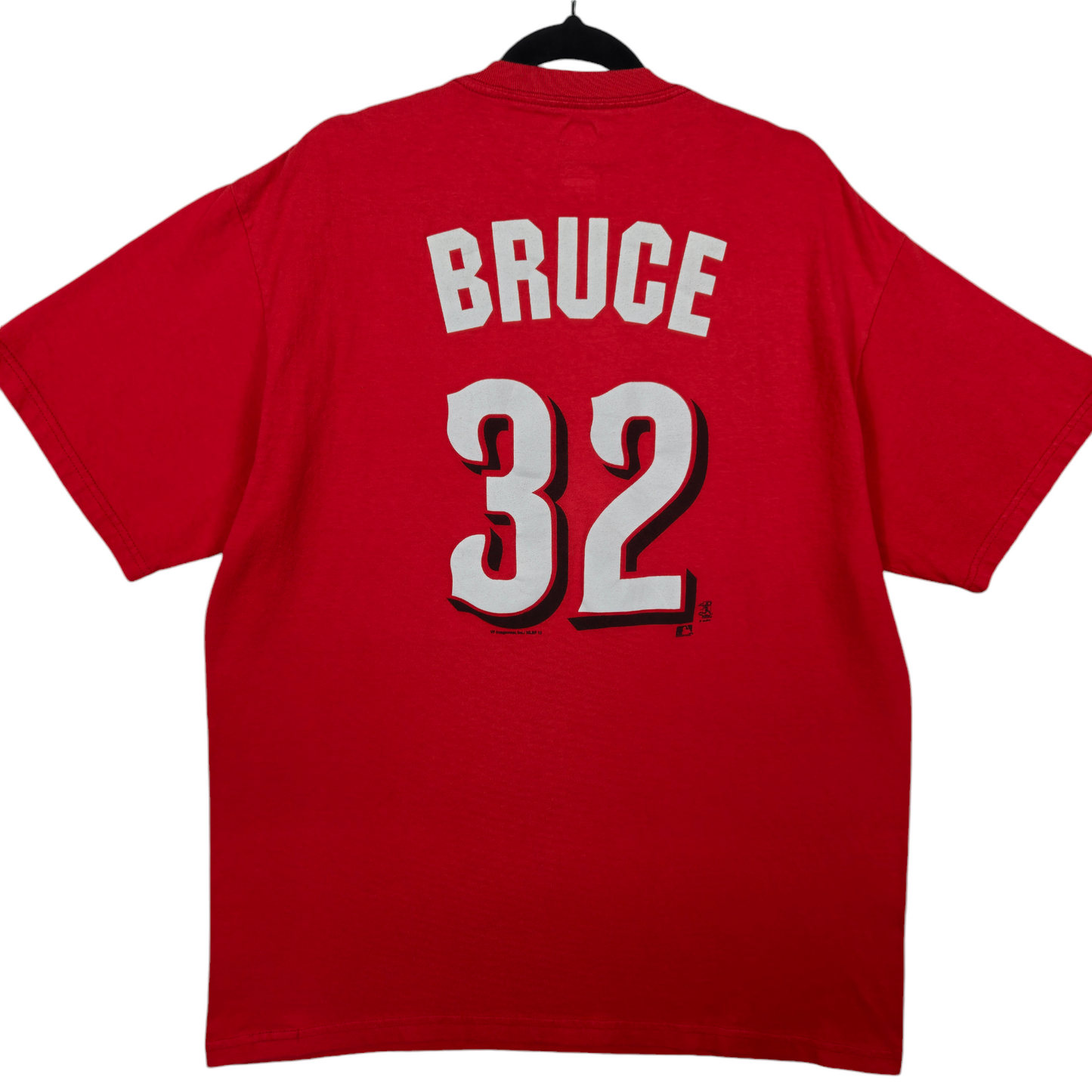 MLB Genuine Merchandise Cincinnati Reds Bruce 32 Cotton Tee Shirt Size L