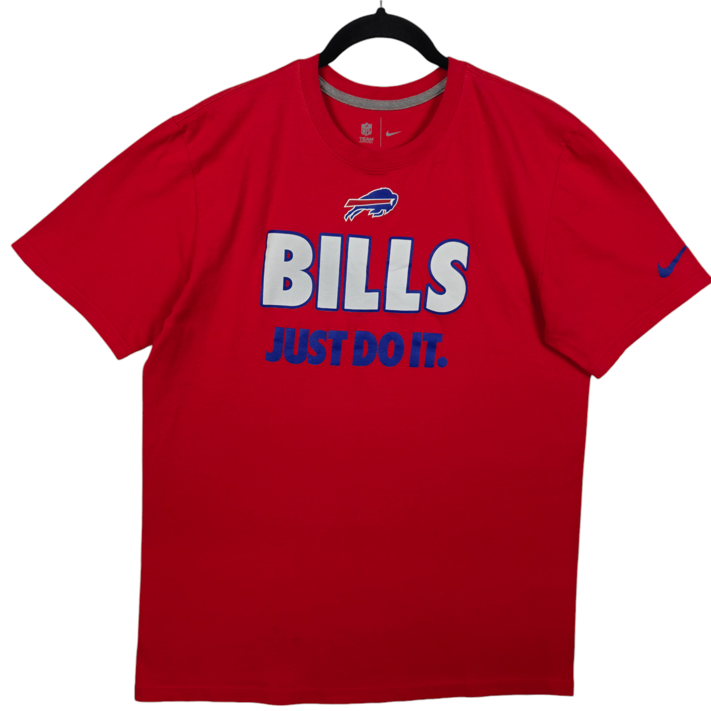 Nike NFL Buffalo Bills Red JDI Cotton Tee Shirt Size L