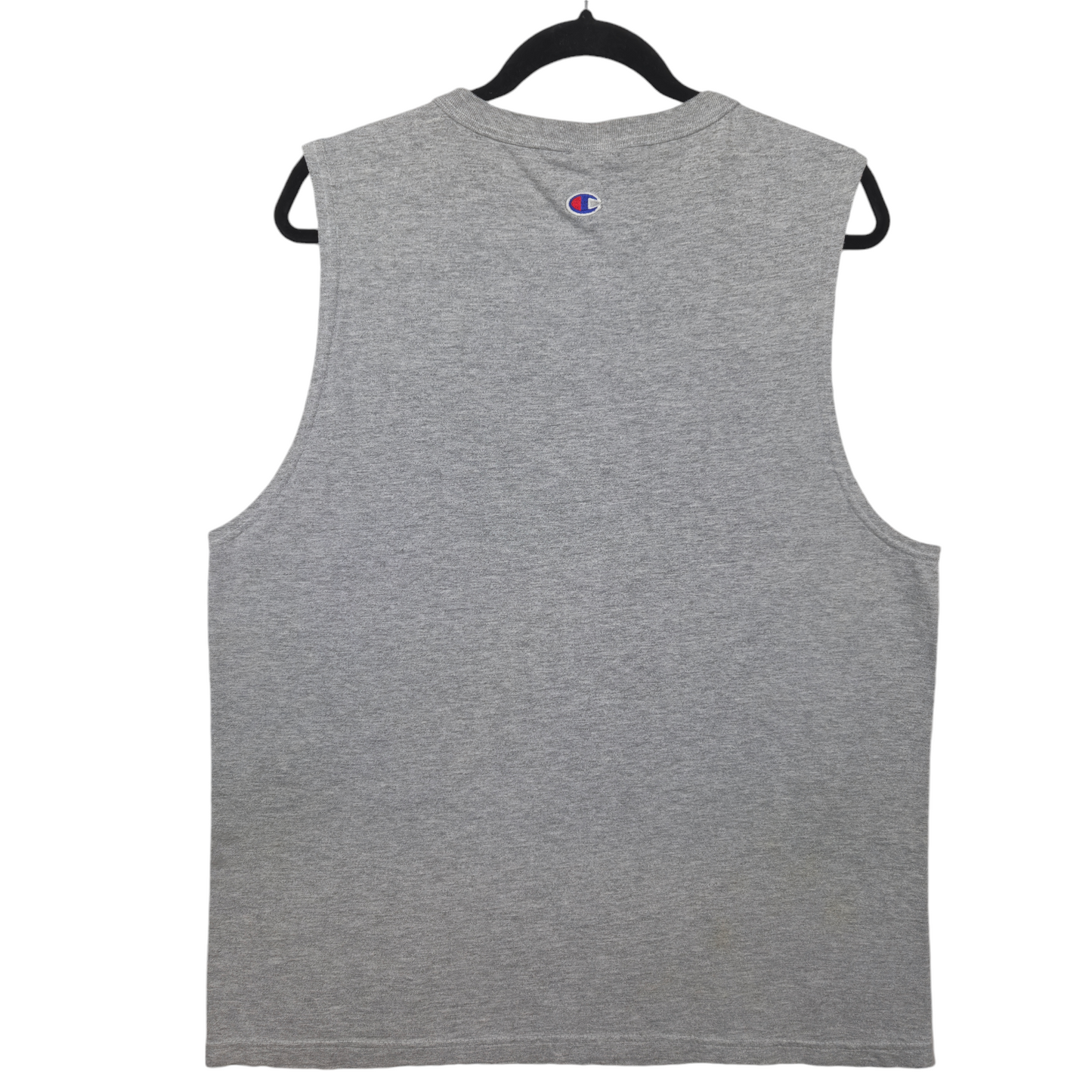 Vintage Champion 90's Cal Poly Basketball Grey Cotton Singlet Size L