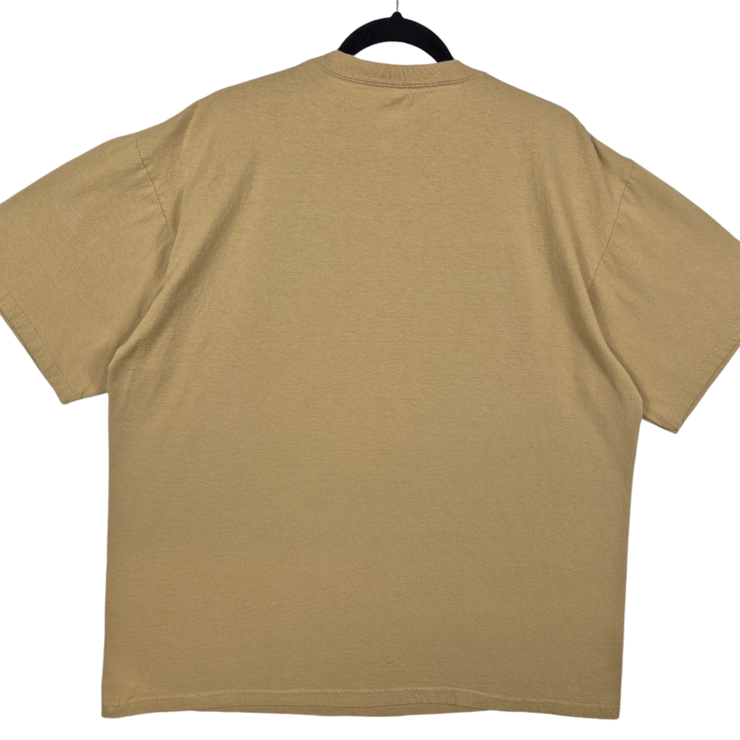 MLB Genuine Merchandise Milwaukee Brewers Mustard Brown Cotton Tee Shirt Size XL