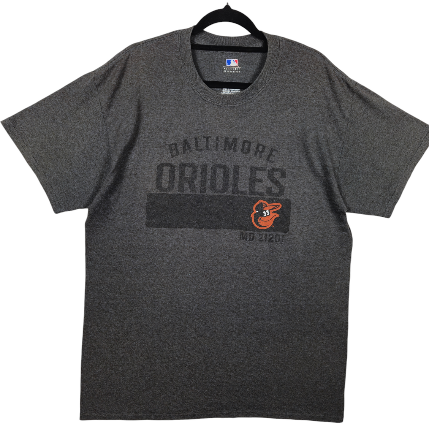 MLB Merchandise Baltimore Orioles Grey Tee Shirt Size L
