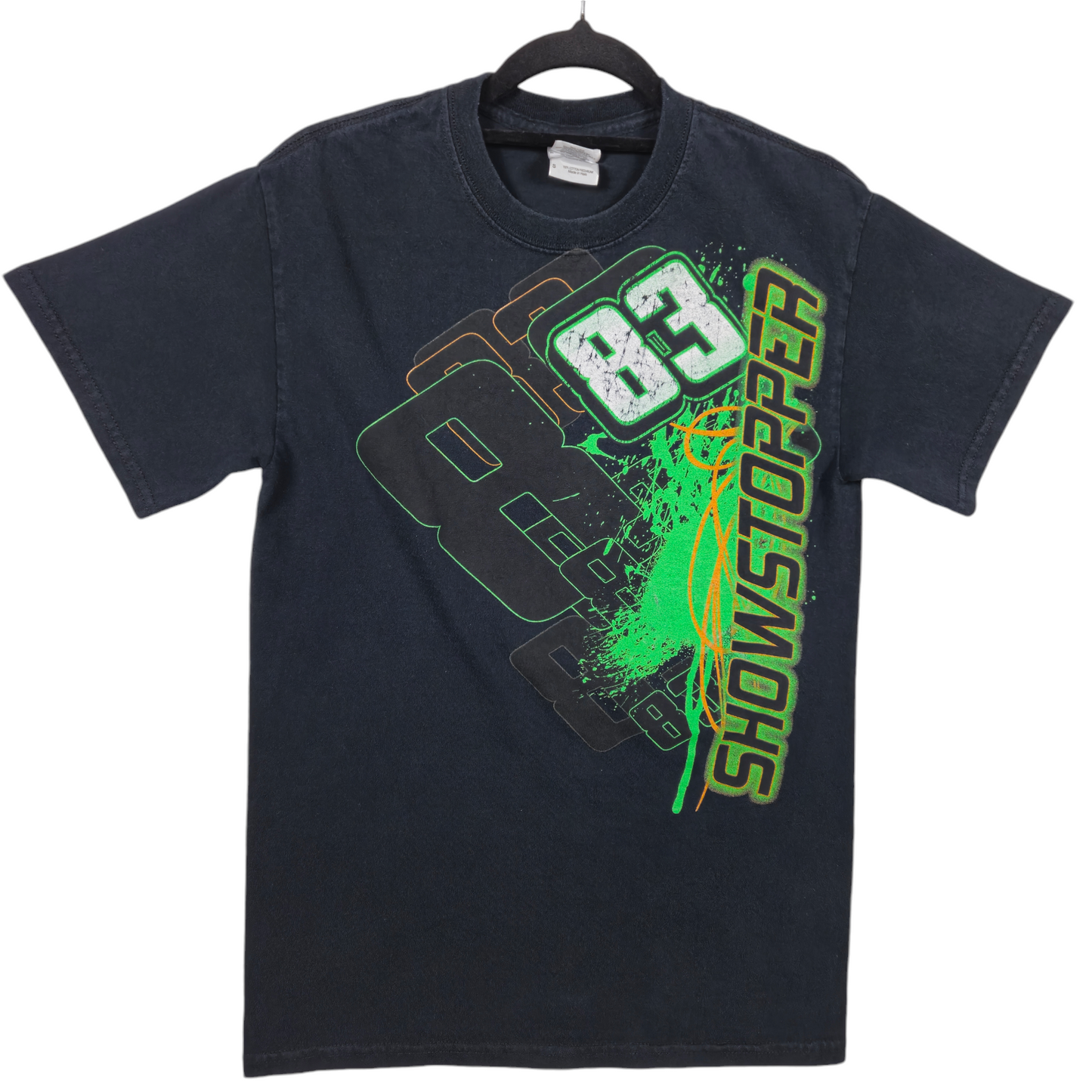 JR Mason Racing Black Cotton Tee Shirt Size S