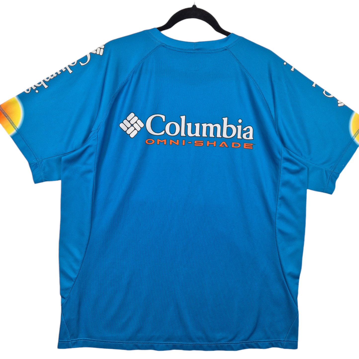 Columbia Omnishade Blue Sport Shirt Size 2XL