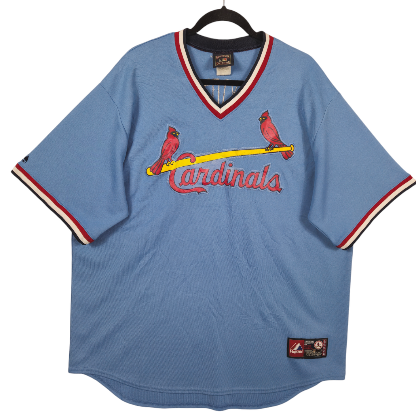 Vintage Majestic MLB 90's St Louis Cardinals Blue Smith 1 Team Jersey Size XL