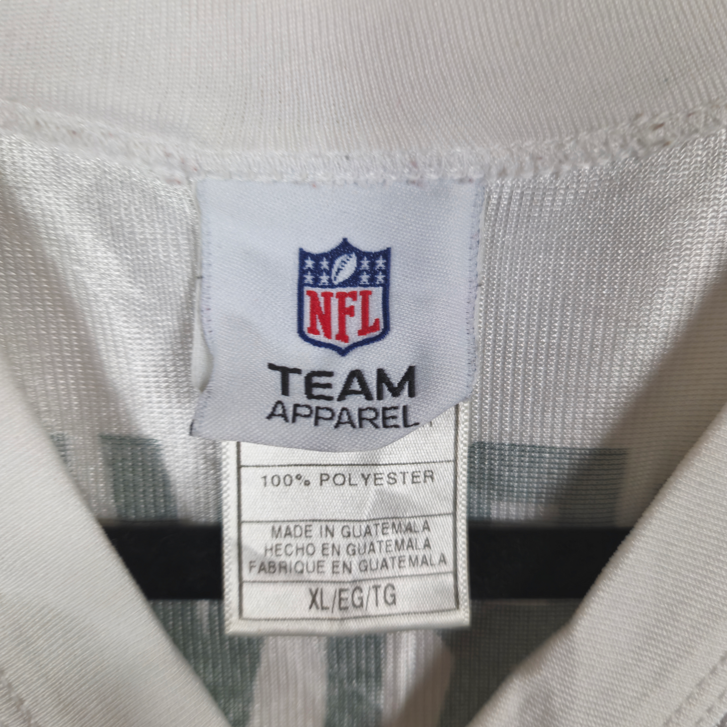 NFL Team Apparel Green Bay Packers White 2010 Driver 80 Team Jersey Size XL