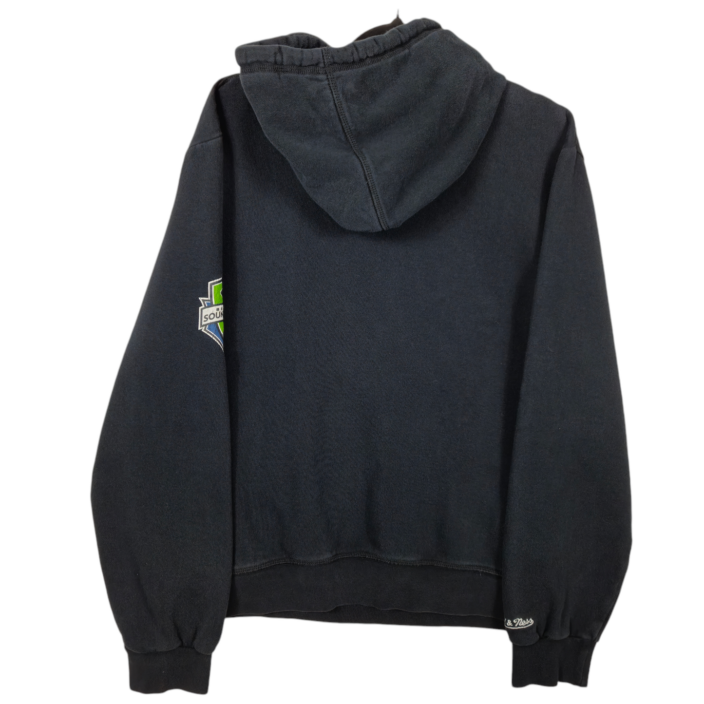 Mitchell & Ness MLS Seattle Sounders FC Black Hoodie Size M