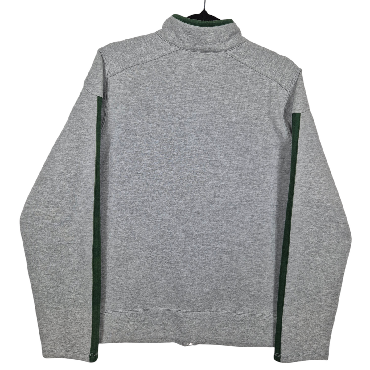 NFL Team Apparel Green Bay Packers Womens Grey Zip Sweater Size M
