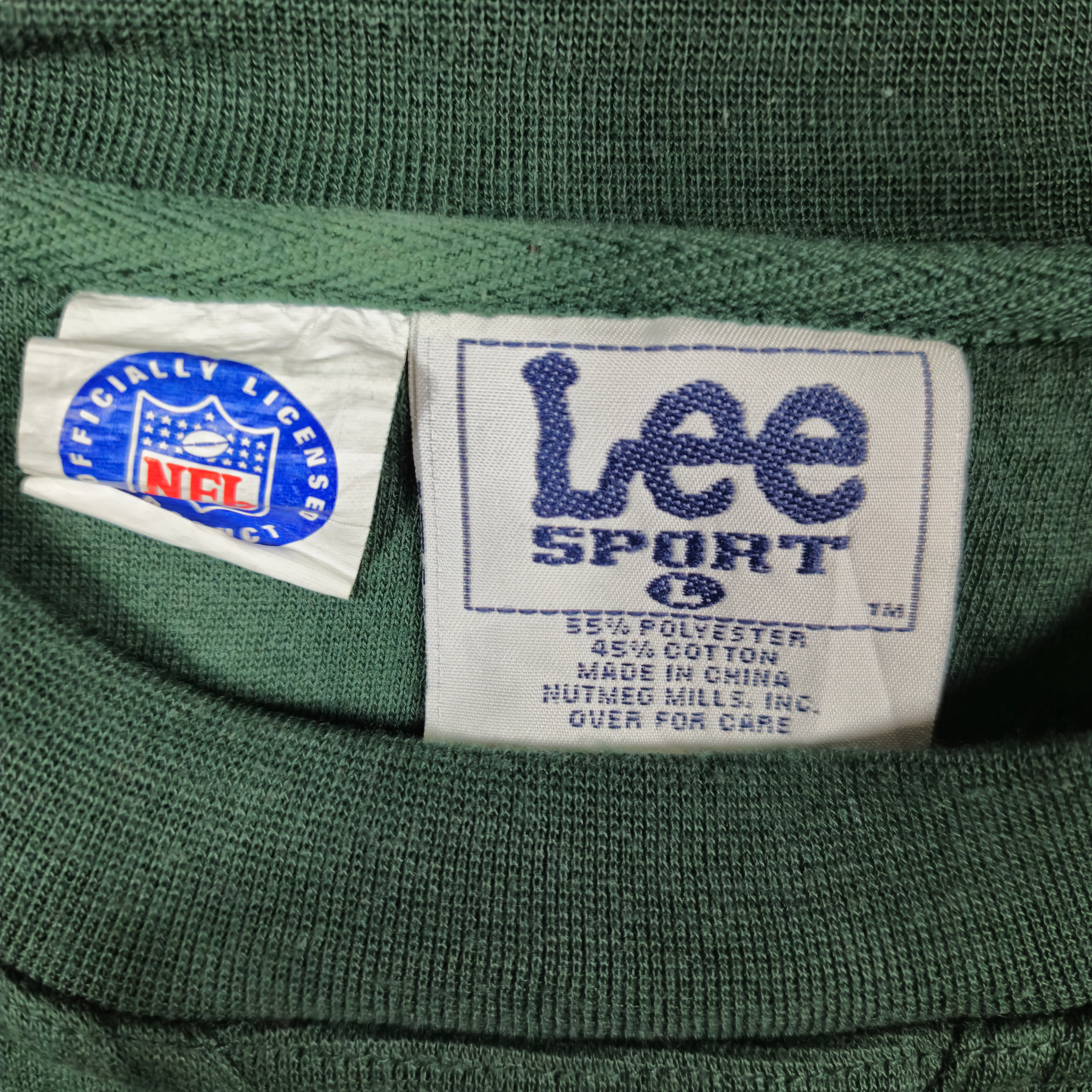 Vintage Lee Sport Green Bay Packers 90's Embroidered Sweater Size L