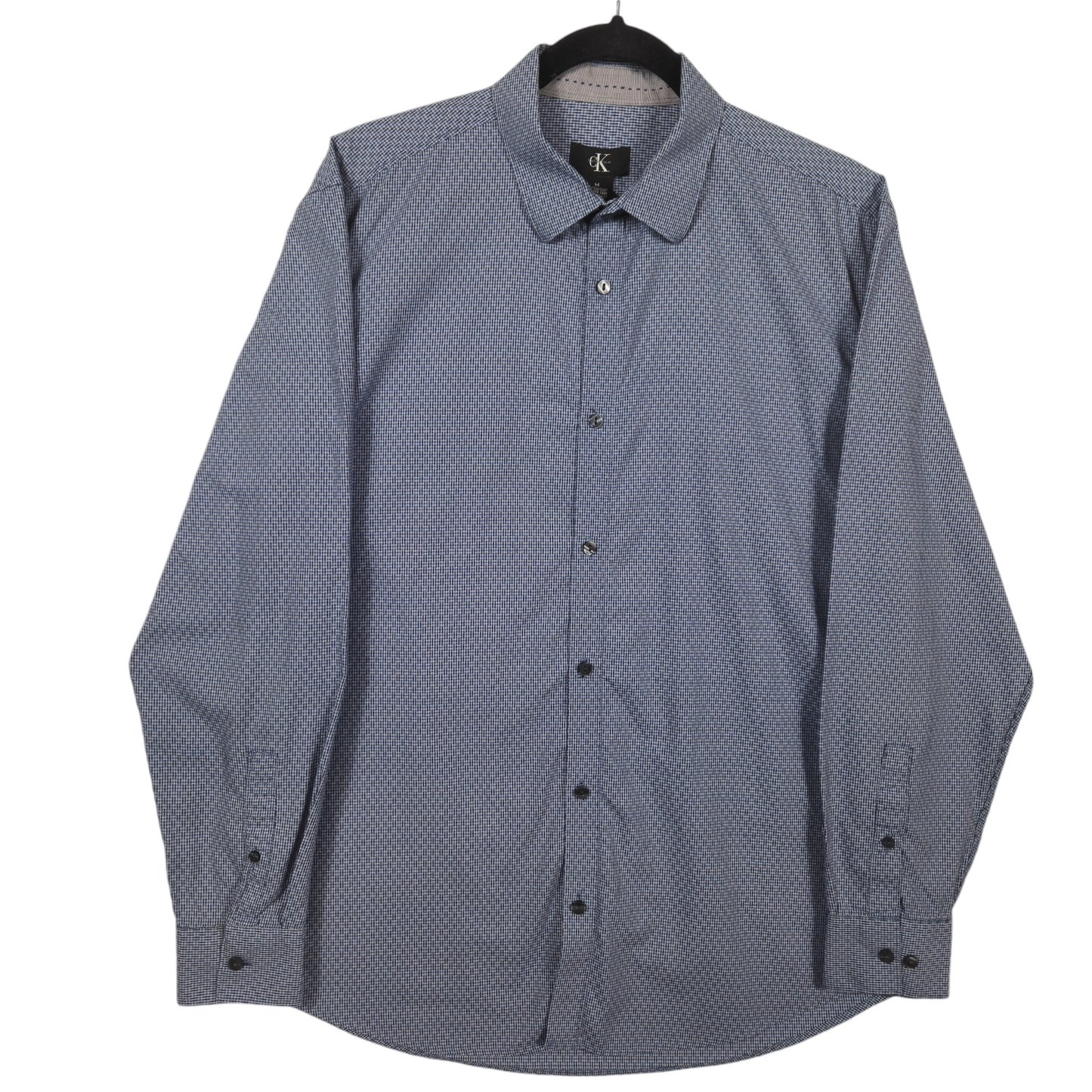 Vintage Calvin Klein 2000's Blue Dress Shirt Size M