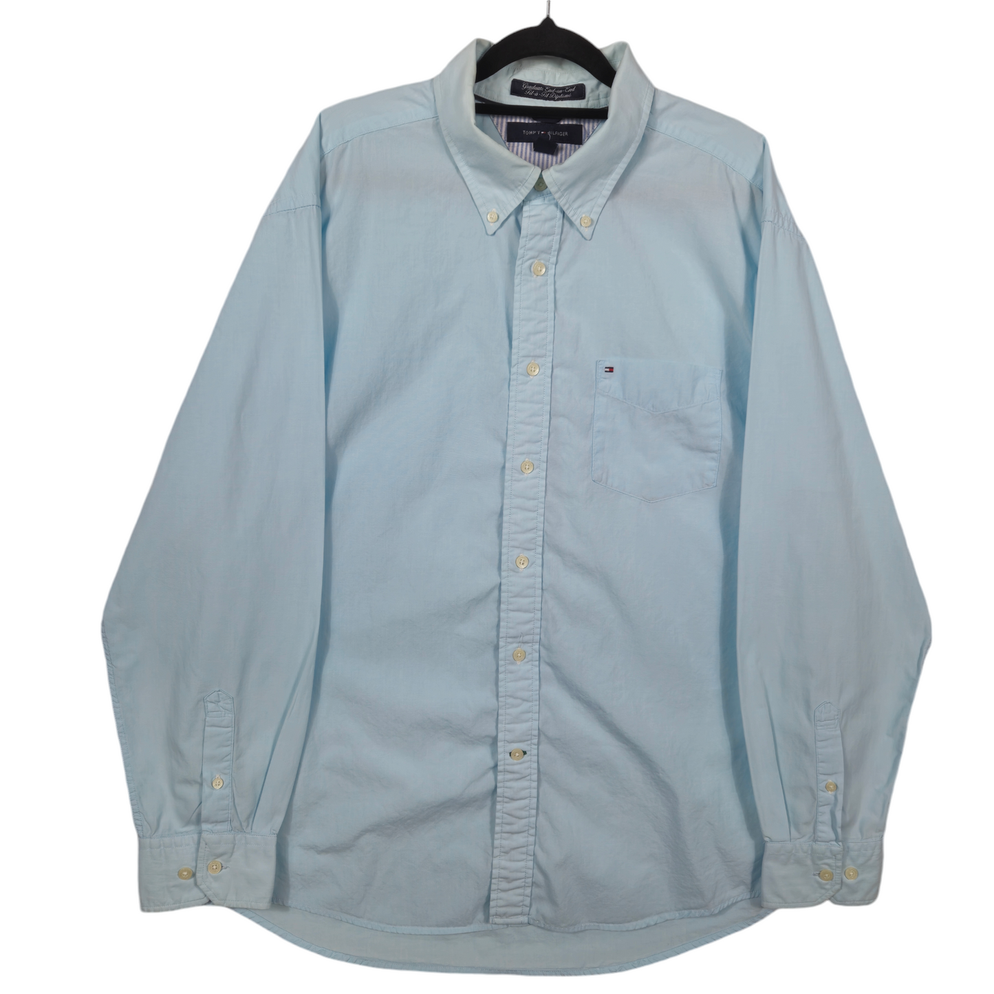 Tommy Hilfiger Light Blue Dress Shirt Size XL