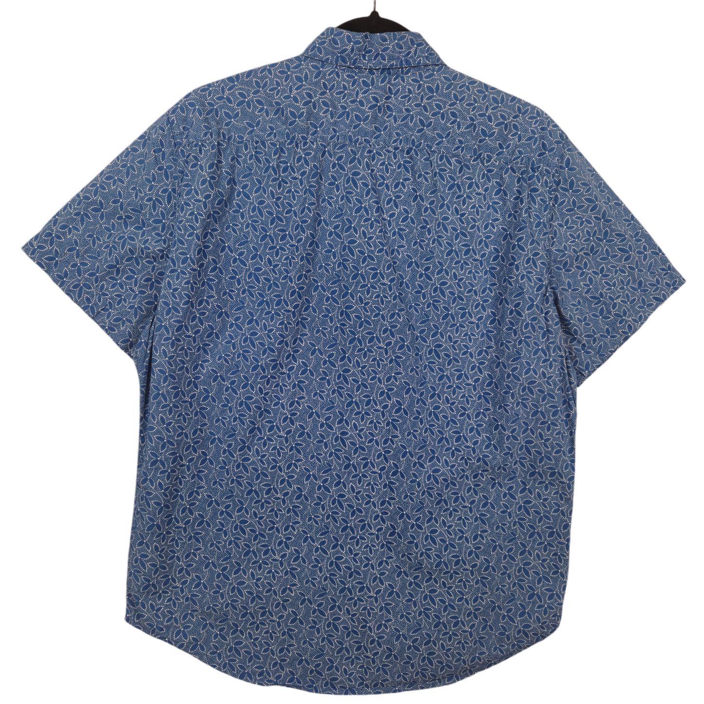Levis Blue Floral Pattern Short Sleeve Button Shirt Size M