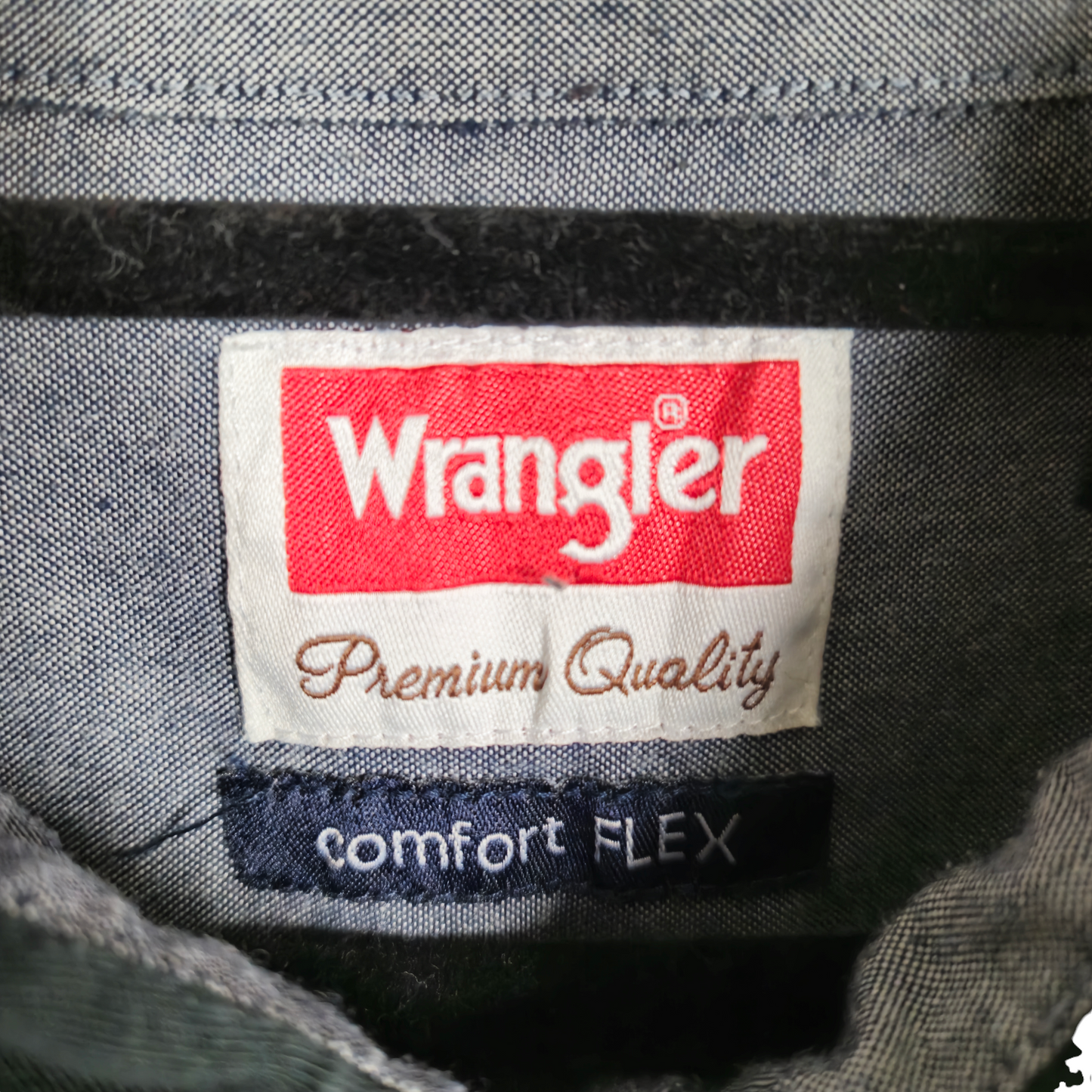Vintage Wrangler 2000's Black Short Sleeve Button Shirt Size L