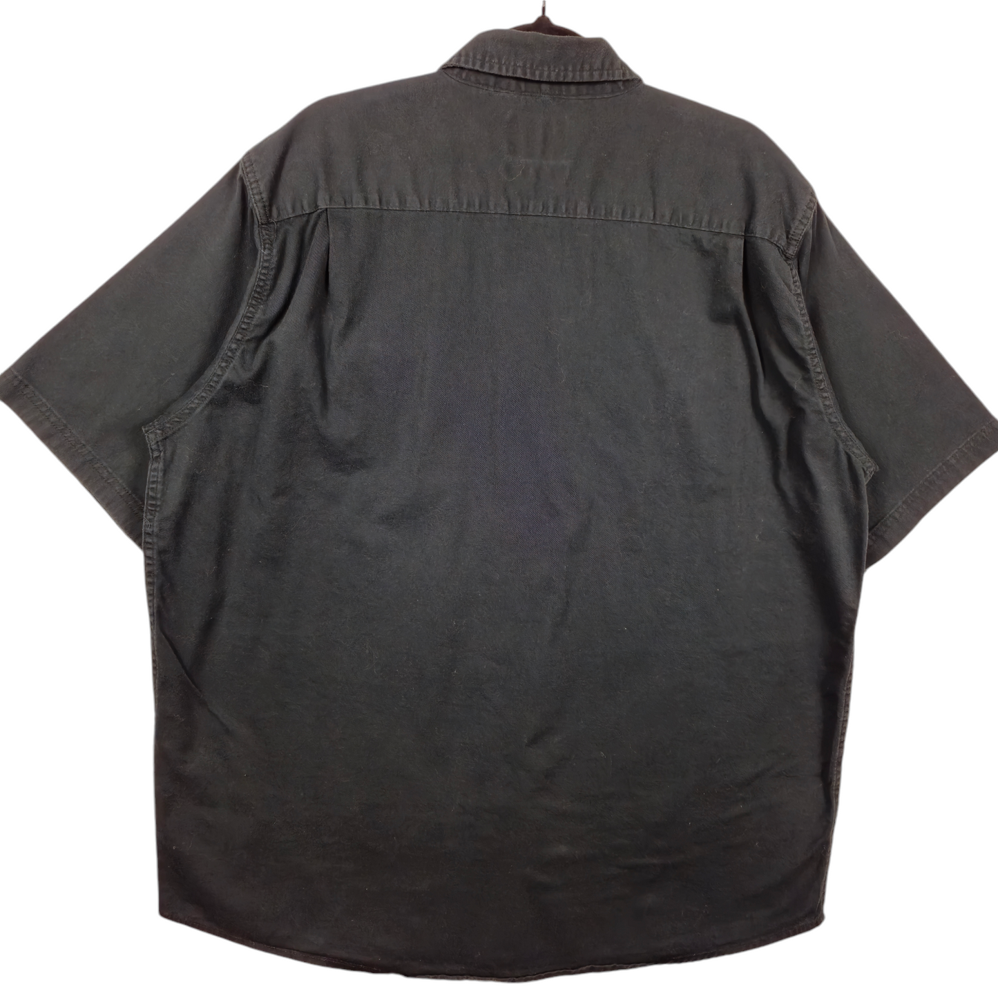 Vintage Wrangler 2000's Black Short Sleeve Button Shirt Size L