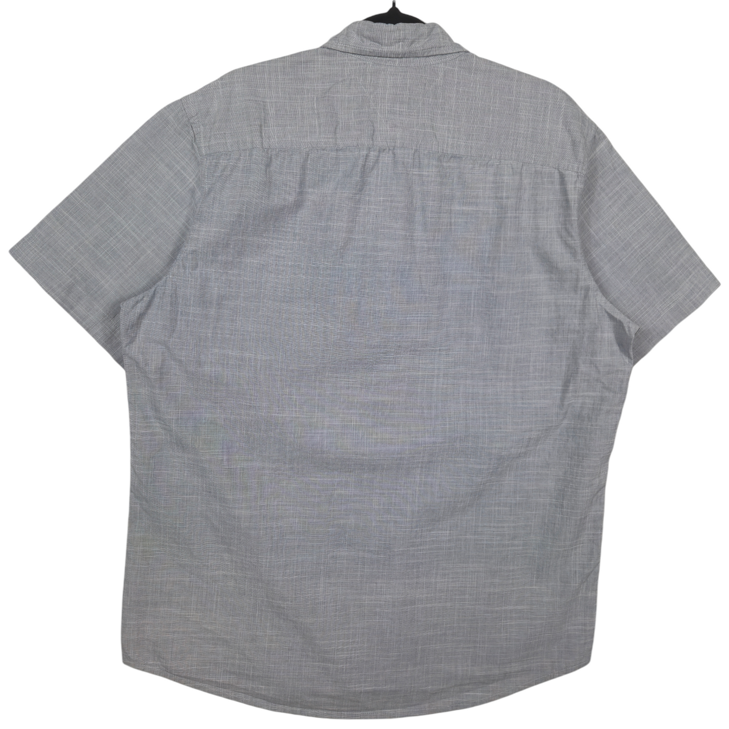 Tommy Hilfiger Light Grey Classic Fit Short Sleeve Button Shirt Size M