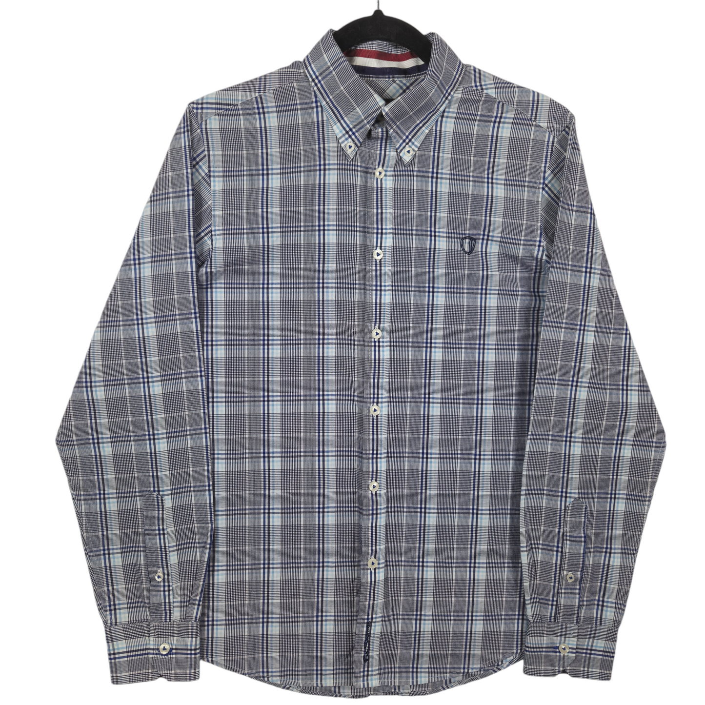 Ben Sherman Blue Checkered Dress Shirt Size M