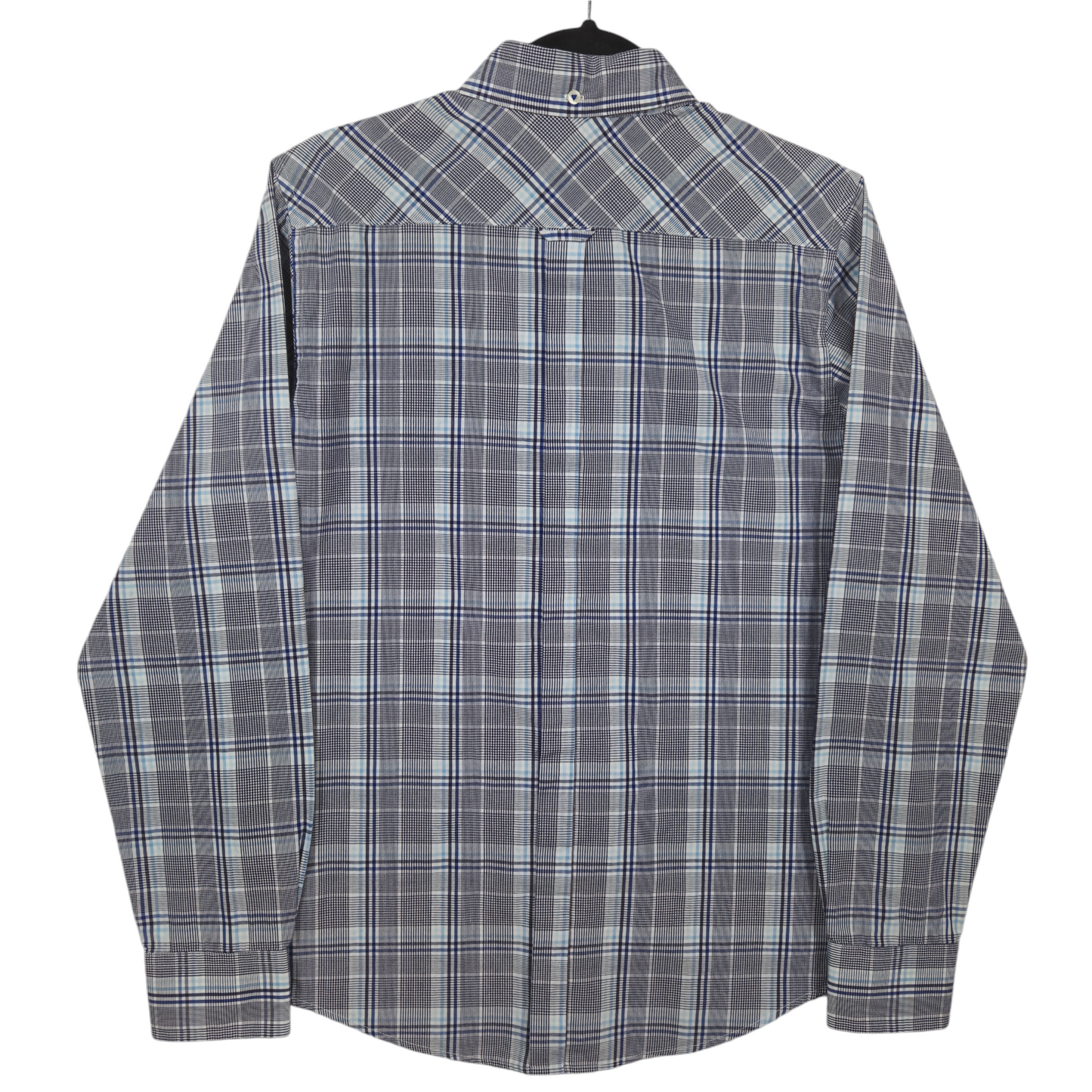 Ben Sherman Blue Checkered Dress Shirt Size M