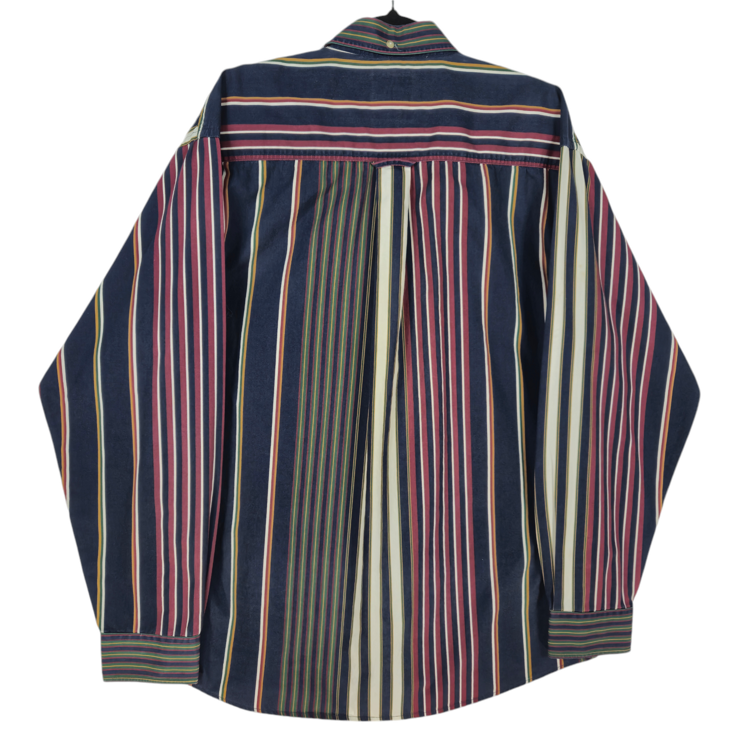 Vintage GANT Salty Dog 90's Colourful Striped Long Sleeve Button Shirt Size L