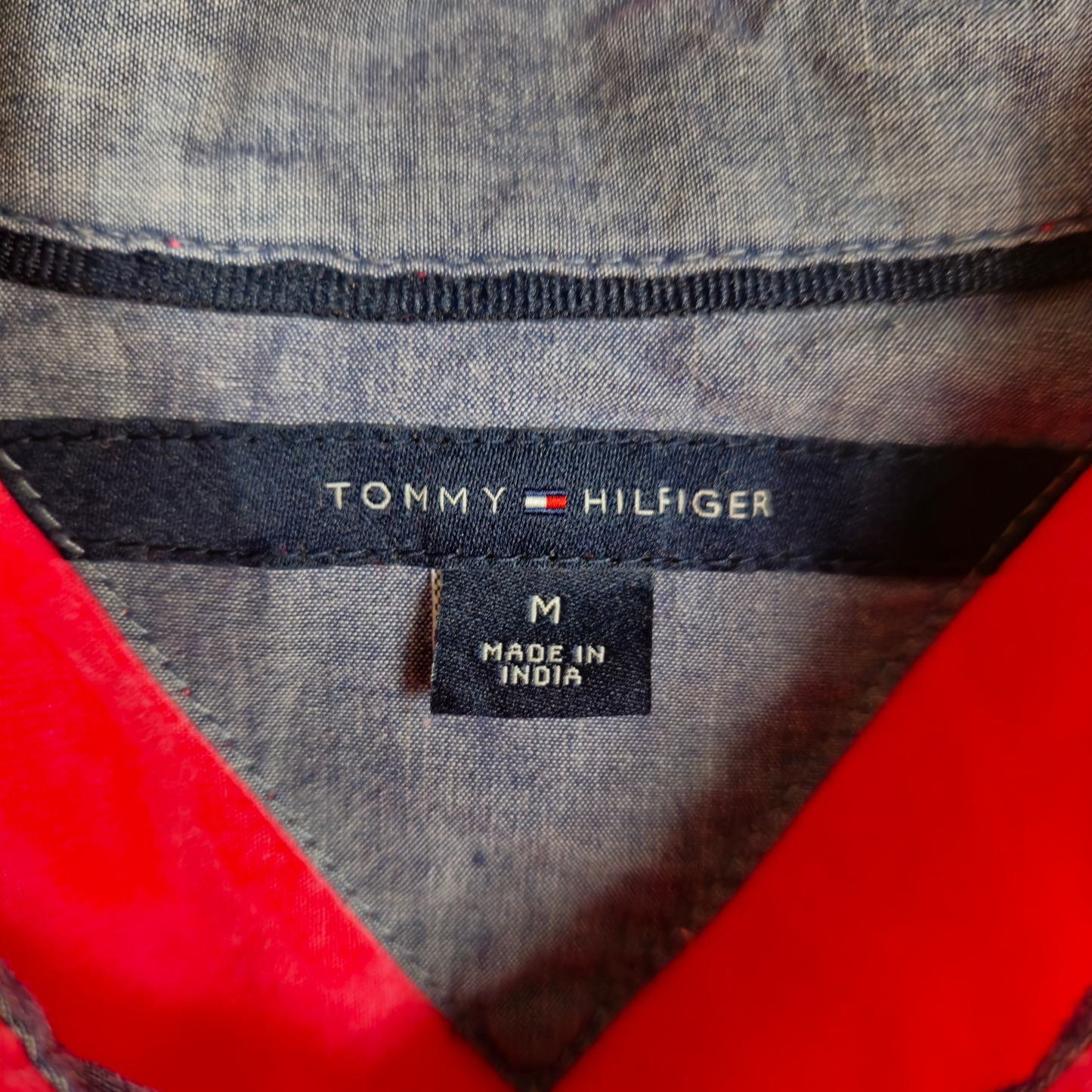 Tommy Hilfiger Womens Hot Pink Button Blouse Size M