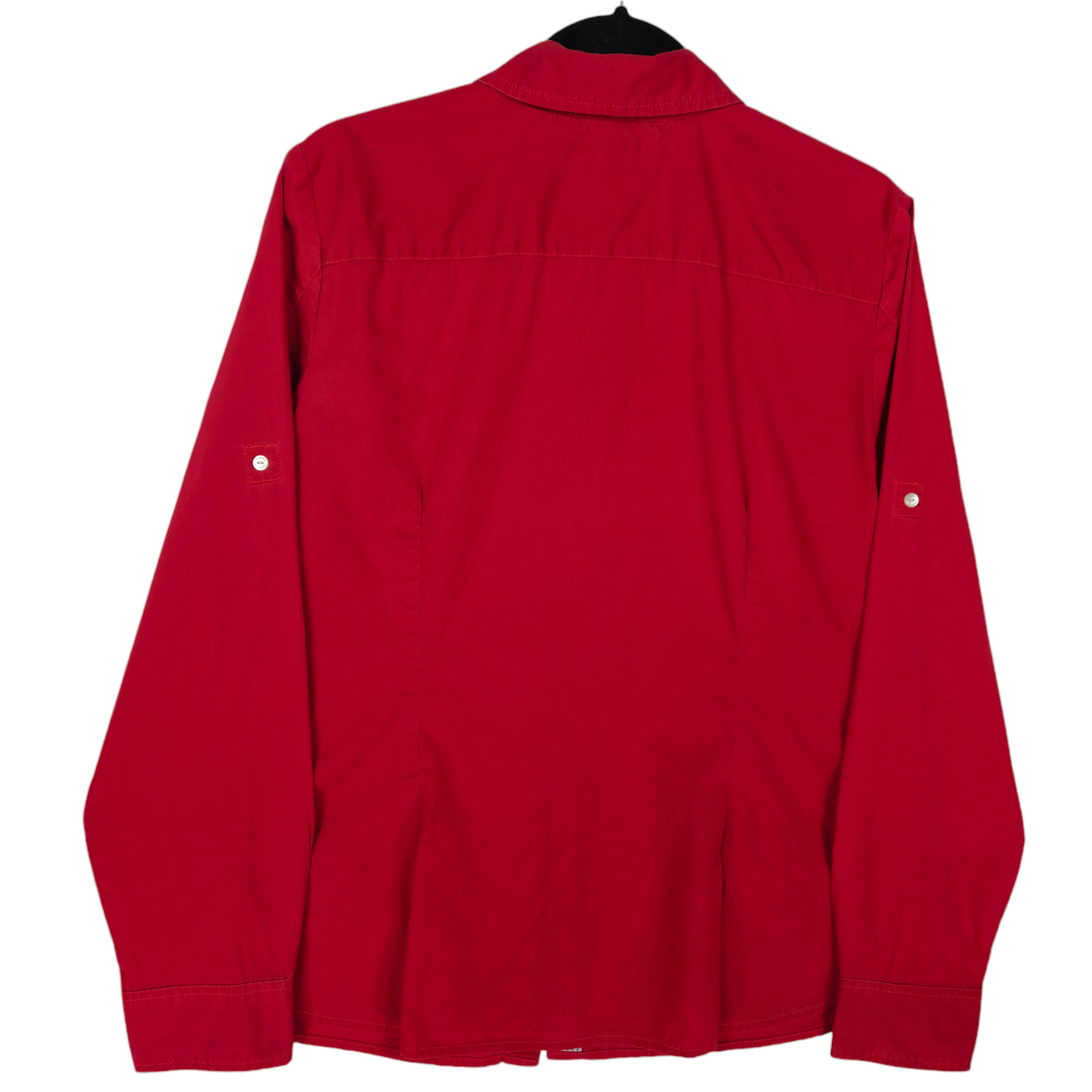 Tommy Hilfiger Womens Red Button Blouse Size XL