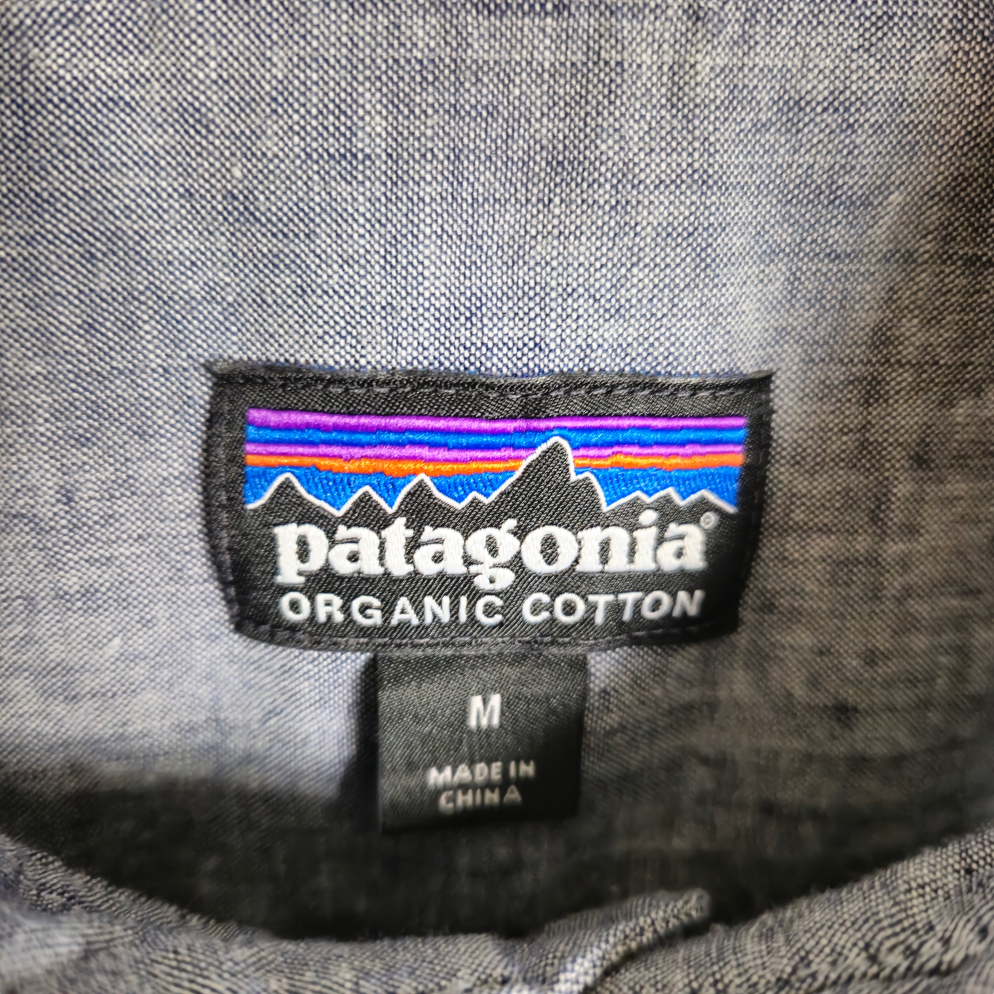 Patagonia Grey Short Sleeve Button Shirt Size M