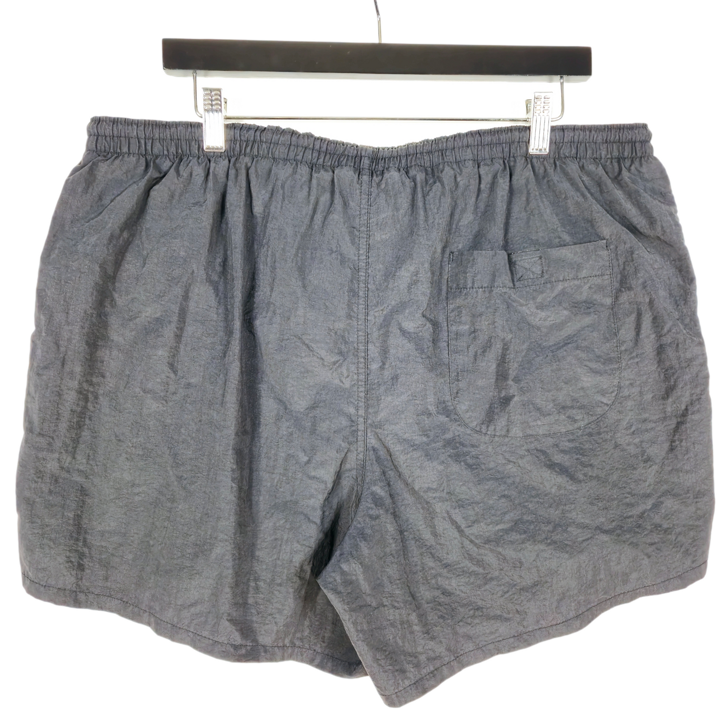 Vintage Columbia 90's Black Nylon Sport Shorts Size XL