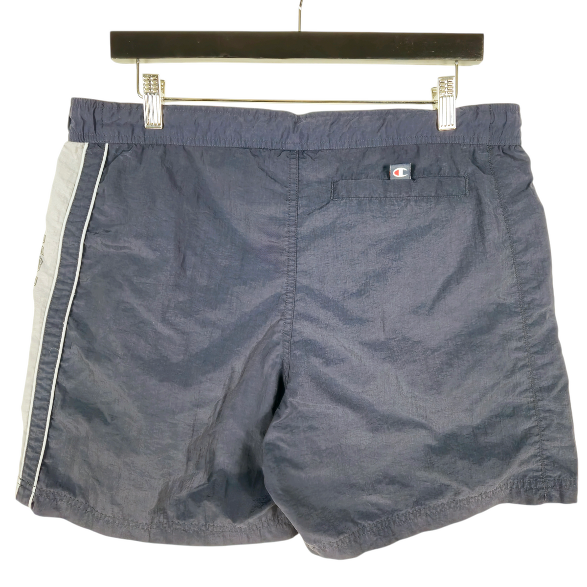 Champion Dark Blue Nylon Beach Swim Shorts Size L