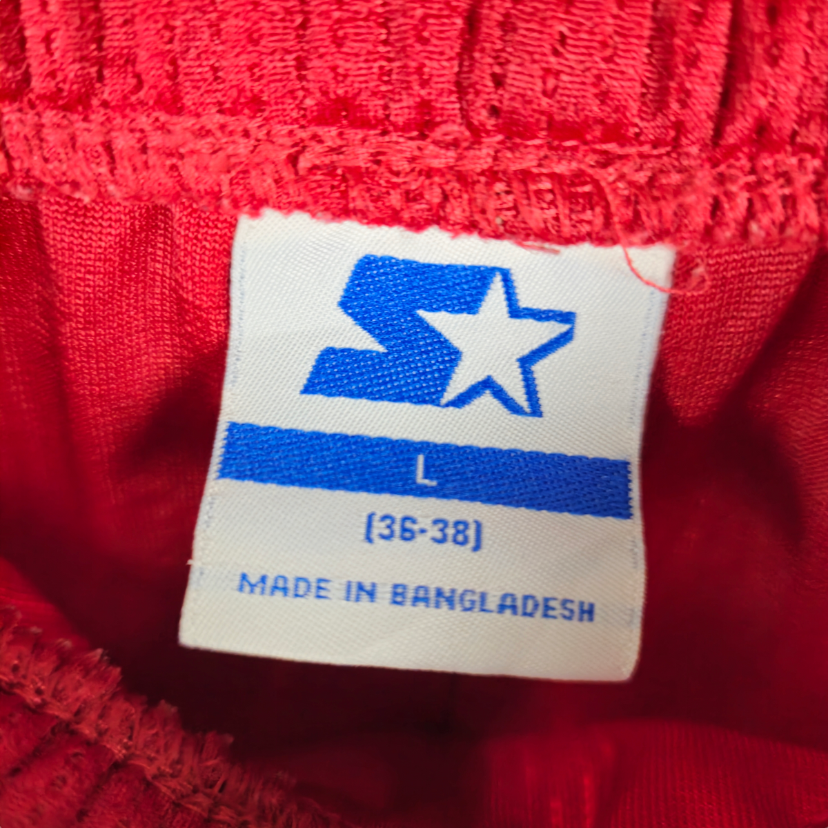 Starter Red Basic Blank Sport Shorts Size L
