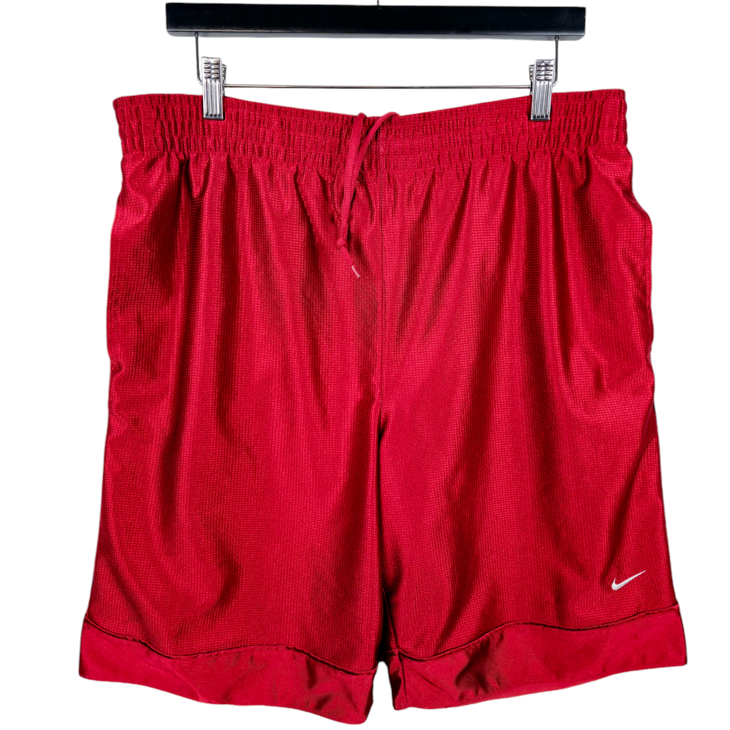 Nike Red Shiny Basketball Sport Shorts Size M