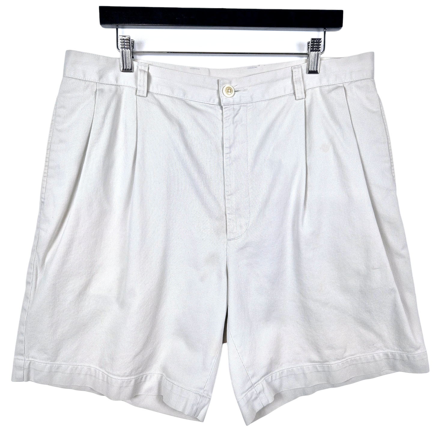 Nautica Cream White Chino Shorts W36