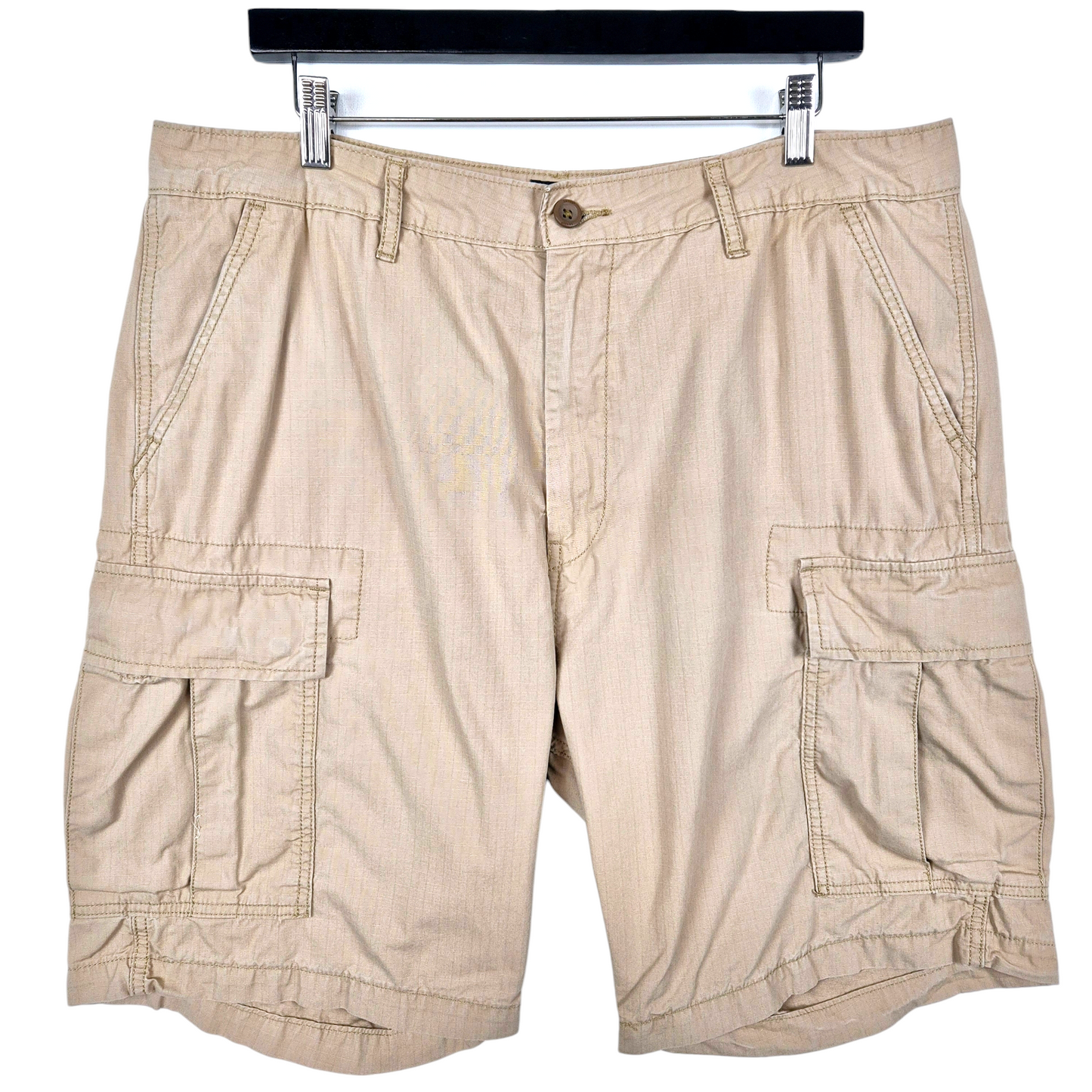 Levis Light Brown Canvas Cargo Shorts W36
