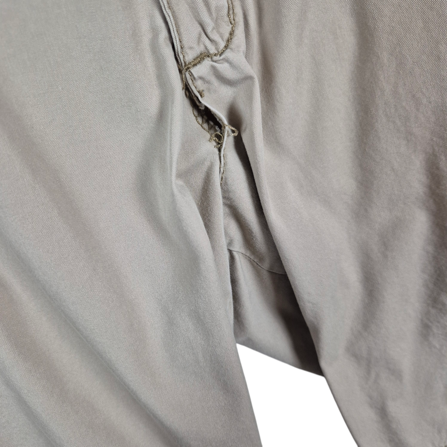Lee Dungarees Cream Brown Chino Shorts W34