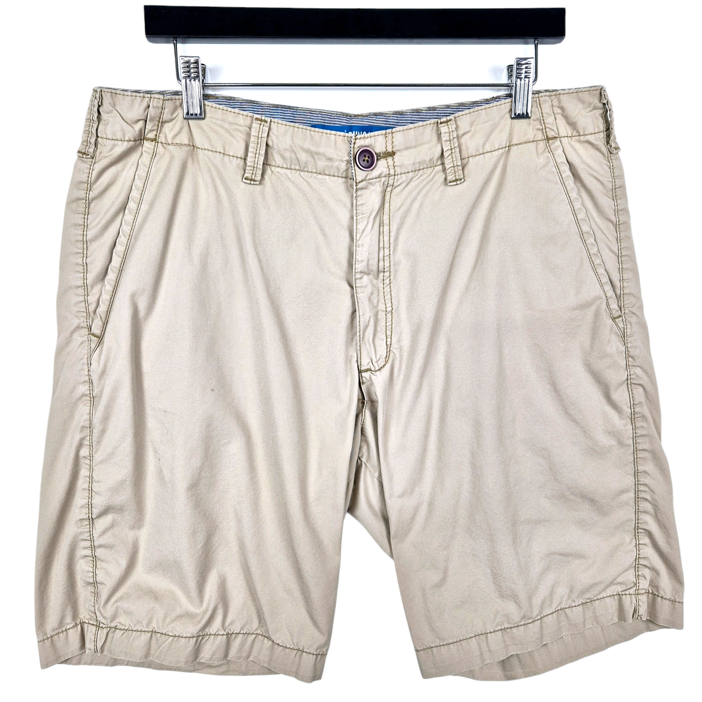 Lee Dungarees Cream Brown Chino Shorts W34