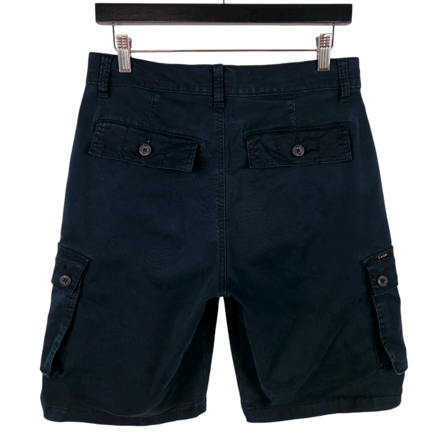 Lee Black Cargo Shorts W30