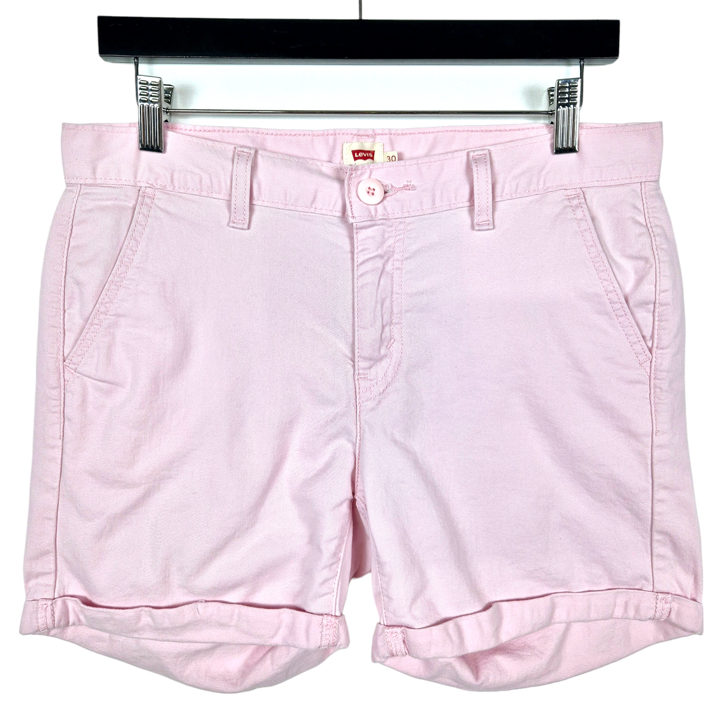 Levis Womens Light Pink Chino Shorts W32