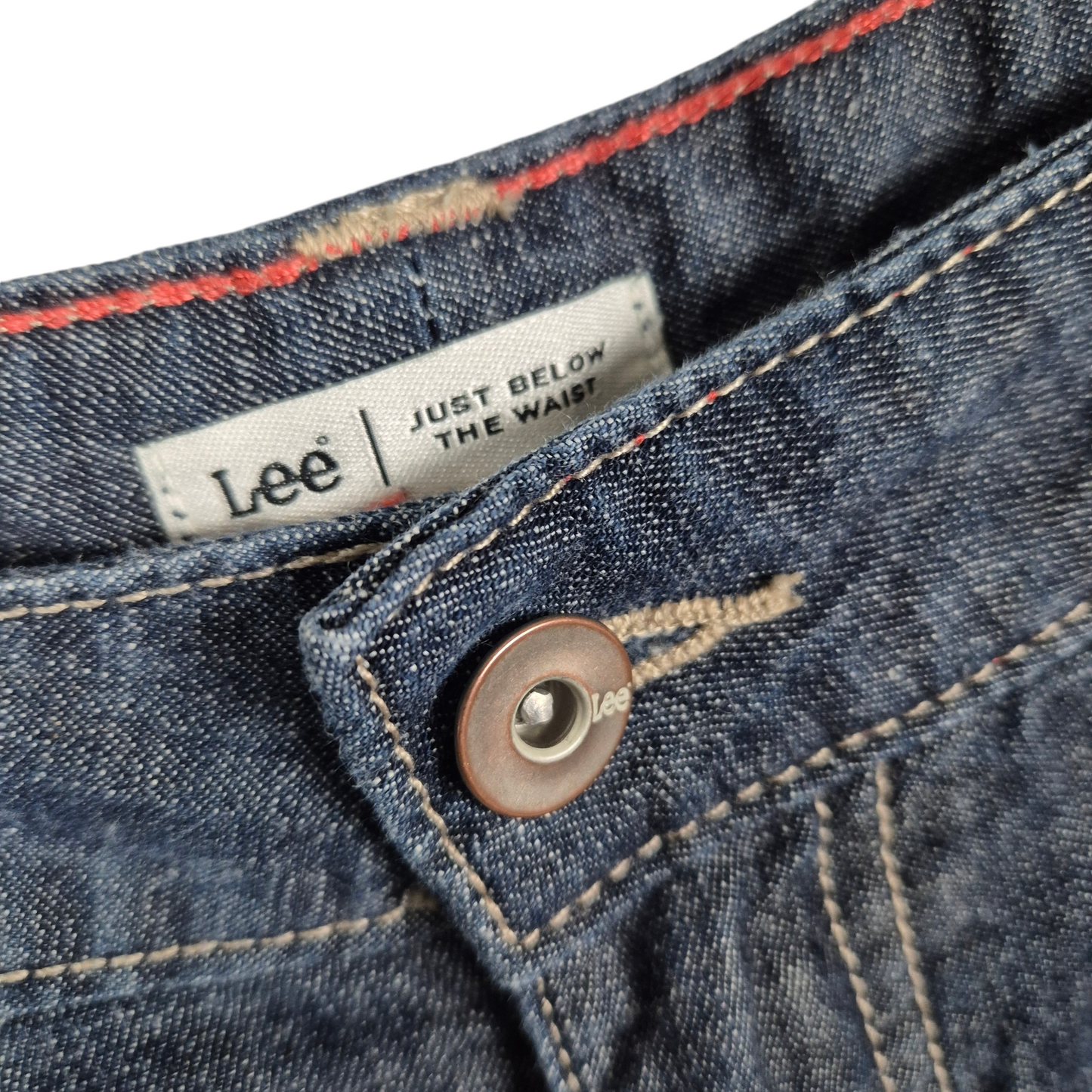 Lee Womens Dark Blue Denim Shorts W32