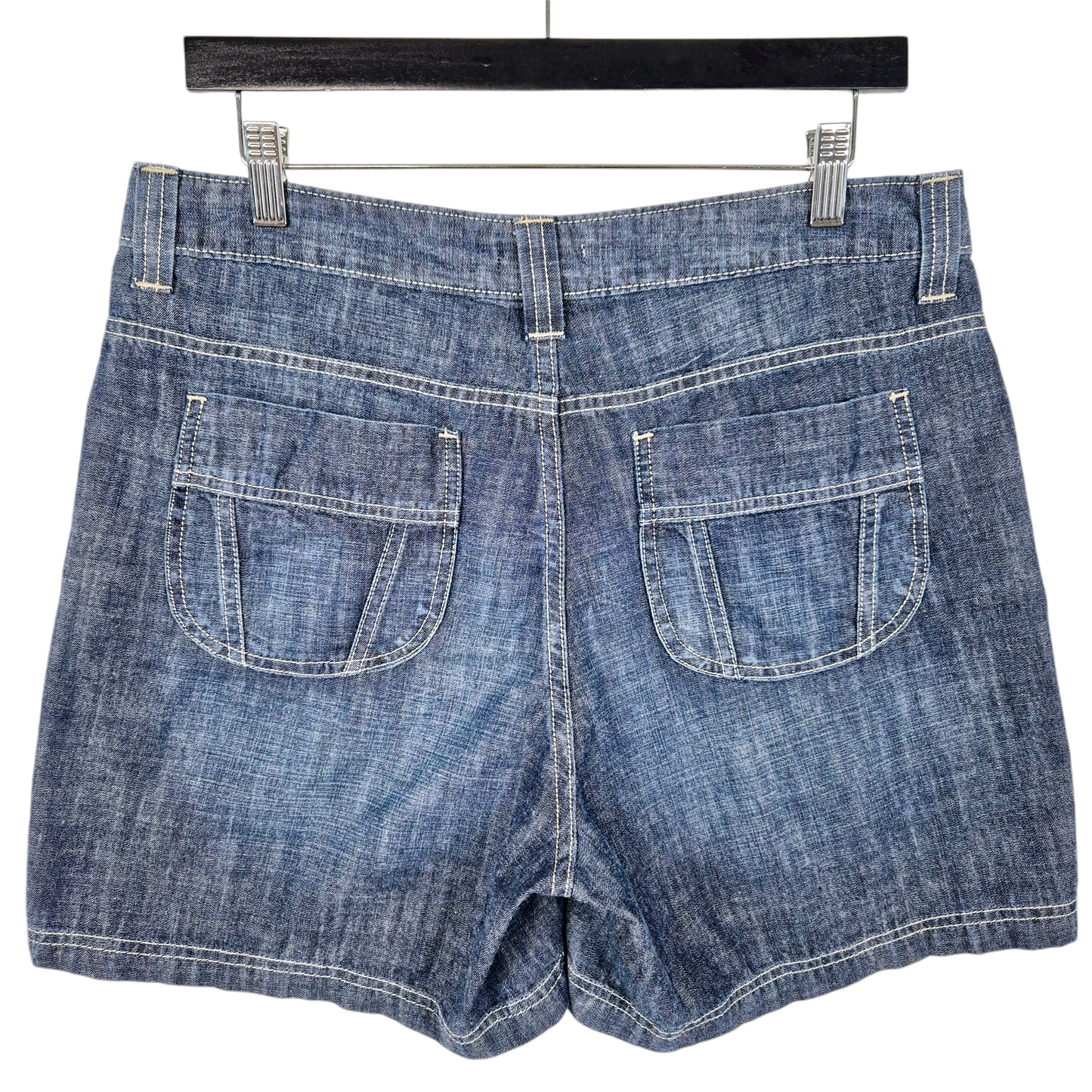 Lee Womens Dark Blue Denim Shorts W32