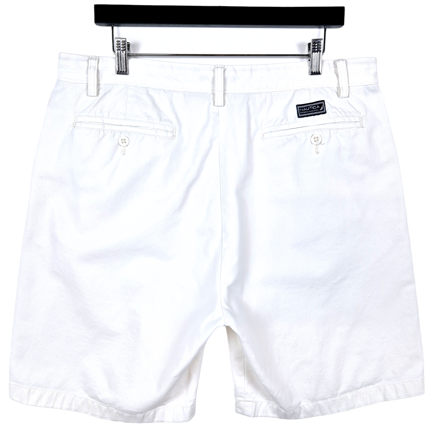 Nautica White Chino Shorts W36