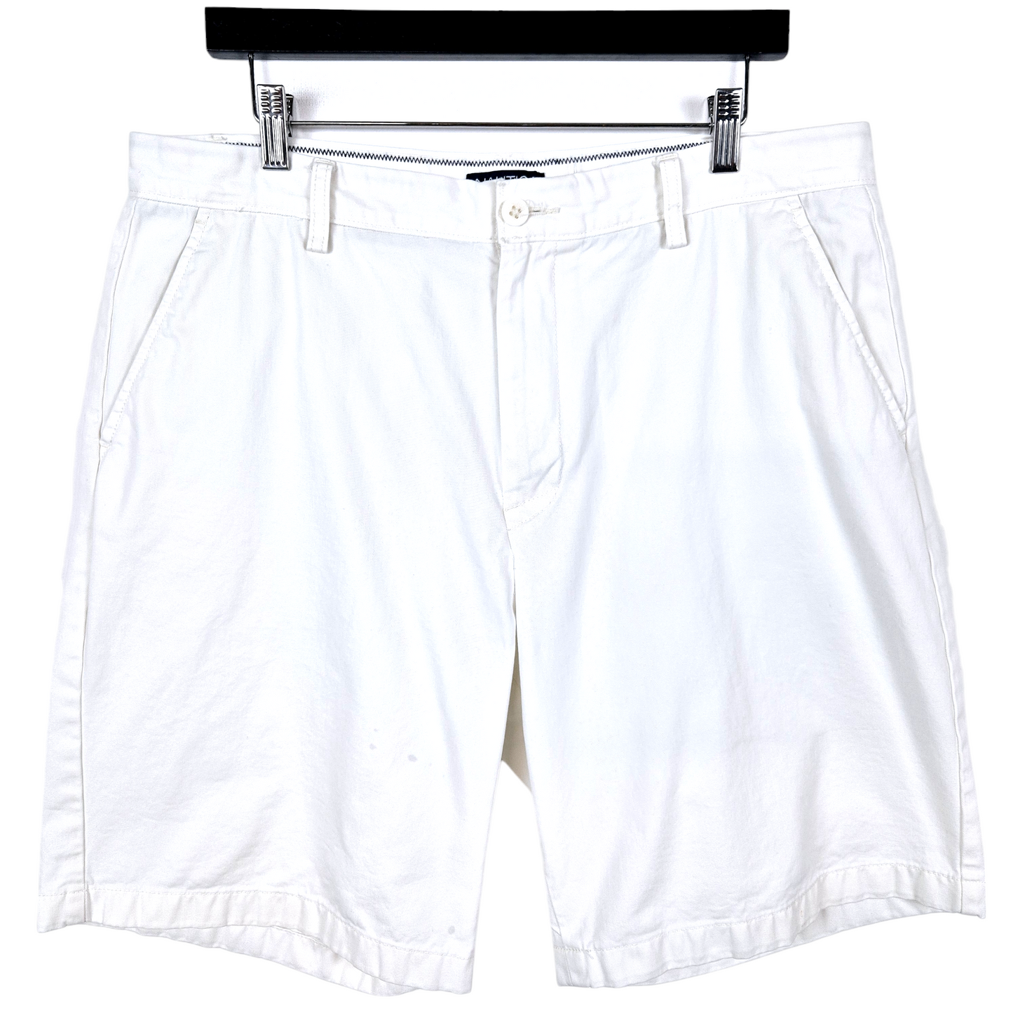 Nautica White Chino Shorts W36