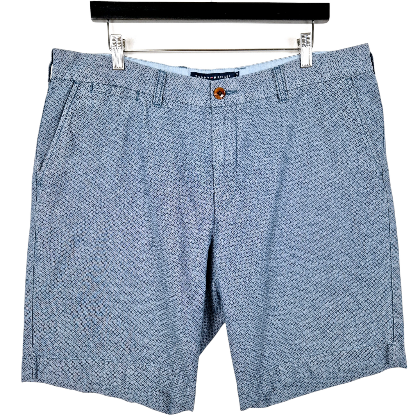 Tommy Hilfiger Steel Blue Classic Fit Chino Shorts W38