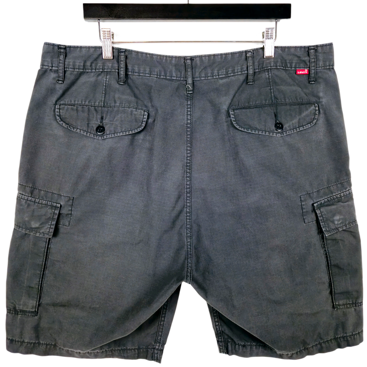 Levis Dark Grey Cargo Shorts W39