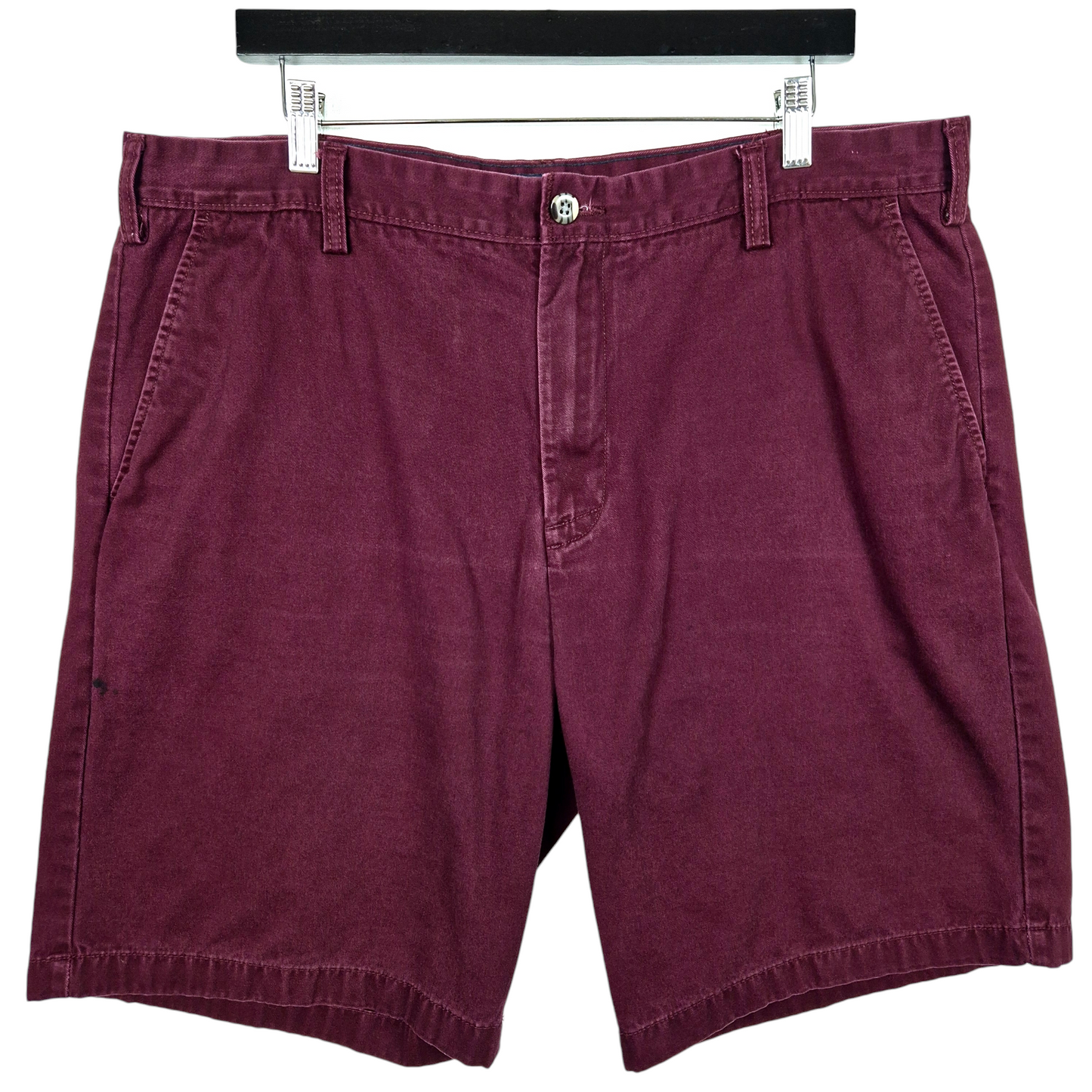 Nautica Maroon Brown Chino Shorts W39