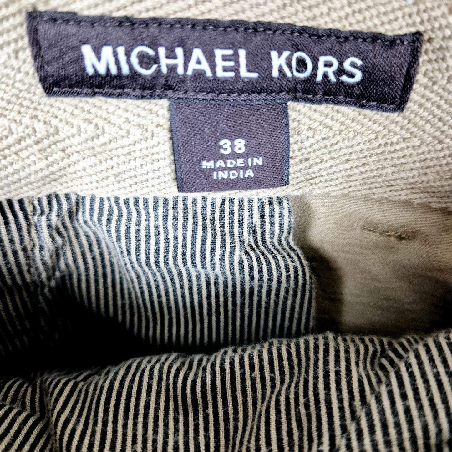 Michael Kors Light Brown Chino Shorts W39