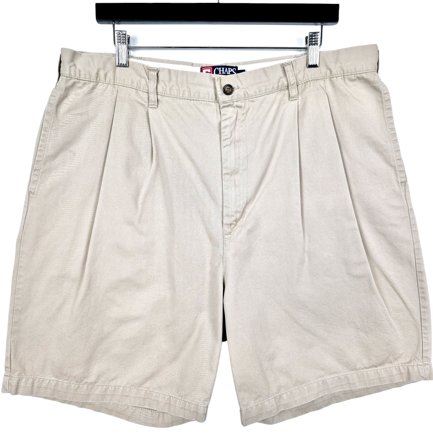 Vintage Ralph Lauren Chaps 90's Light Brown Chino Shorts W38