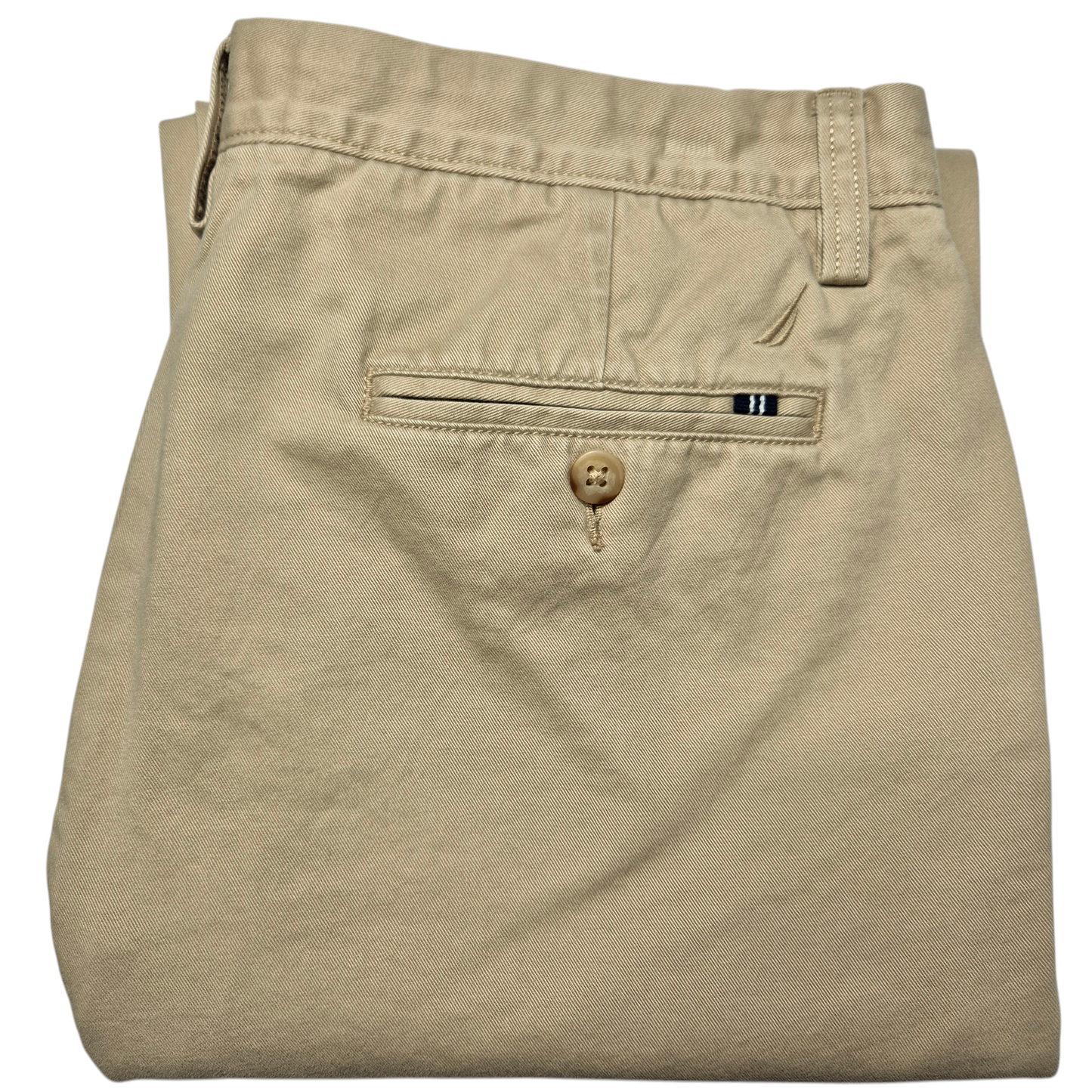 Nautica Light Brown Classic Fit Chino Pants W34