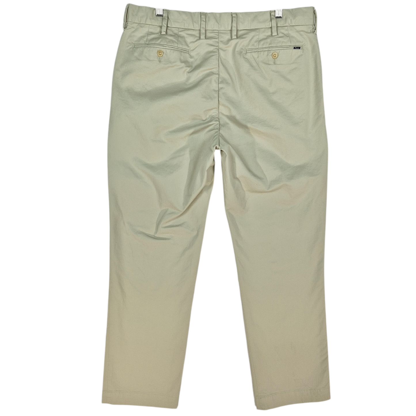 Polo Ralph Lauren Cream Brown Stretch Classic Fit Chino Pants W35