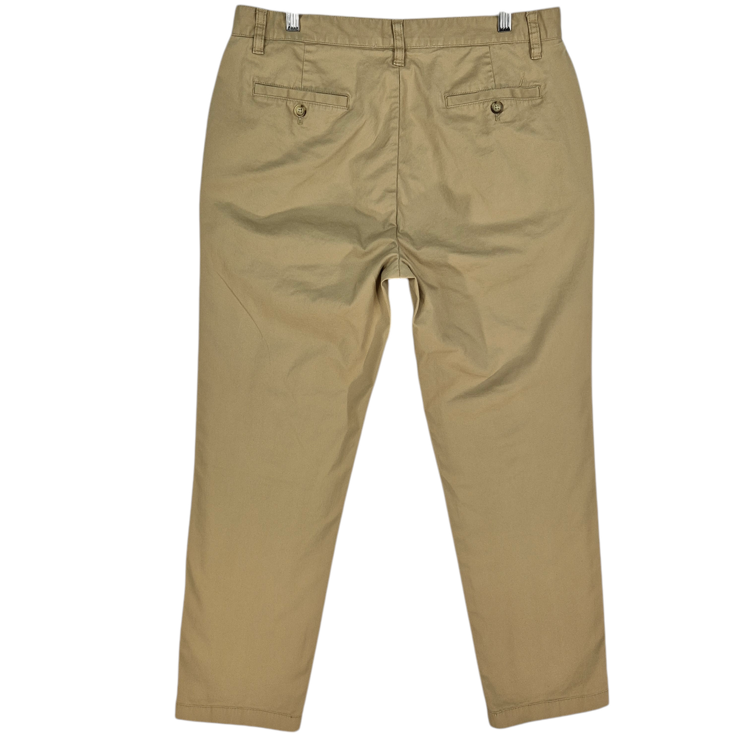 Nautica Brown Stretch Tailored Fit Chino Pants W34